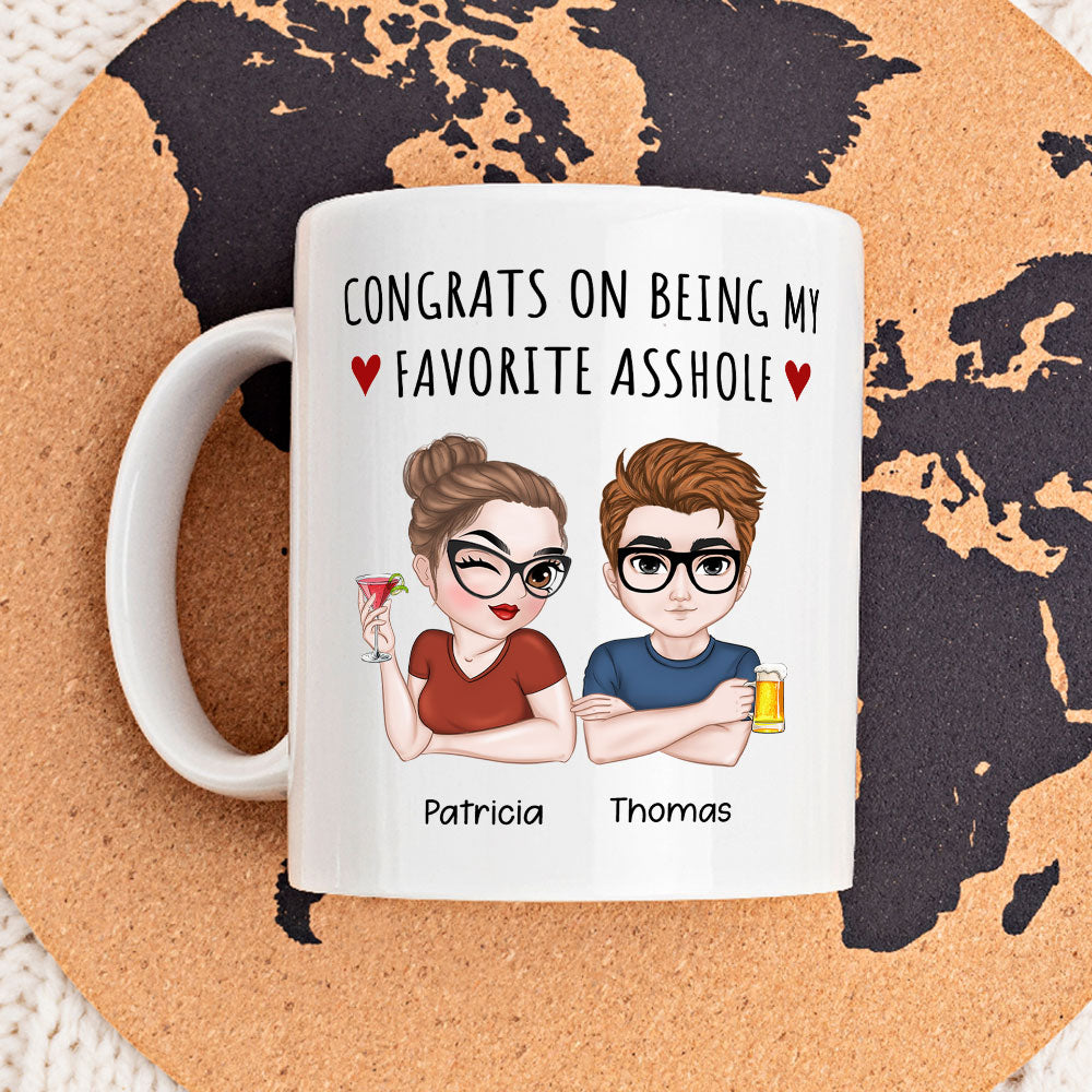 Lucky Man - Personalized Custom Coffee Mug