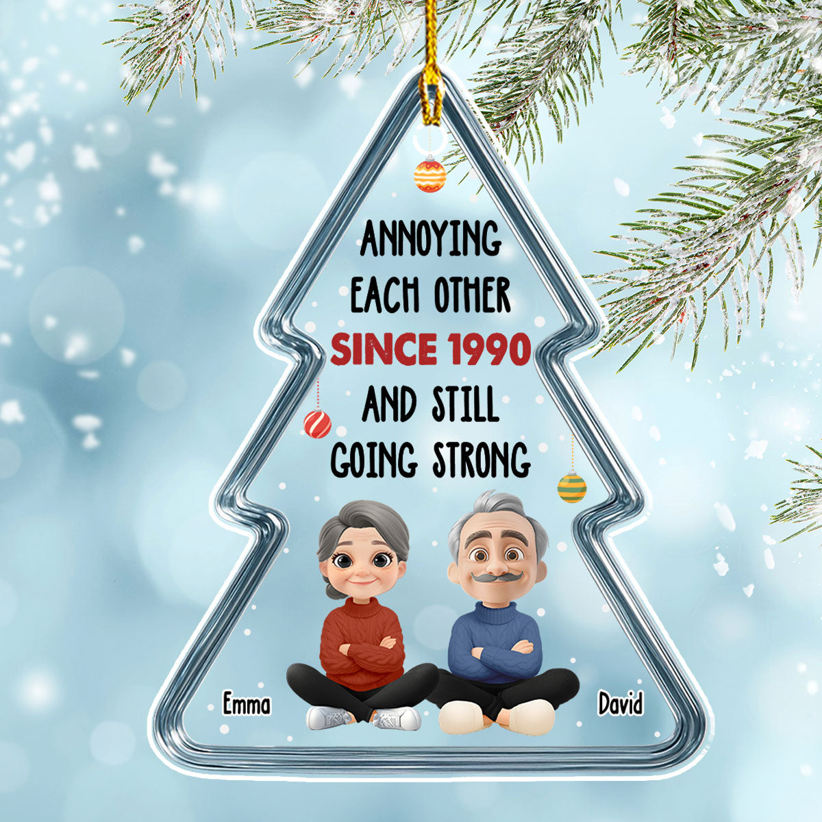 Still Going Strong - Personalized Custom Acrylic Ornament