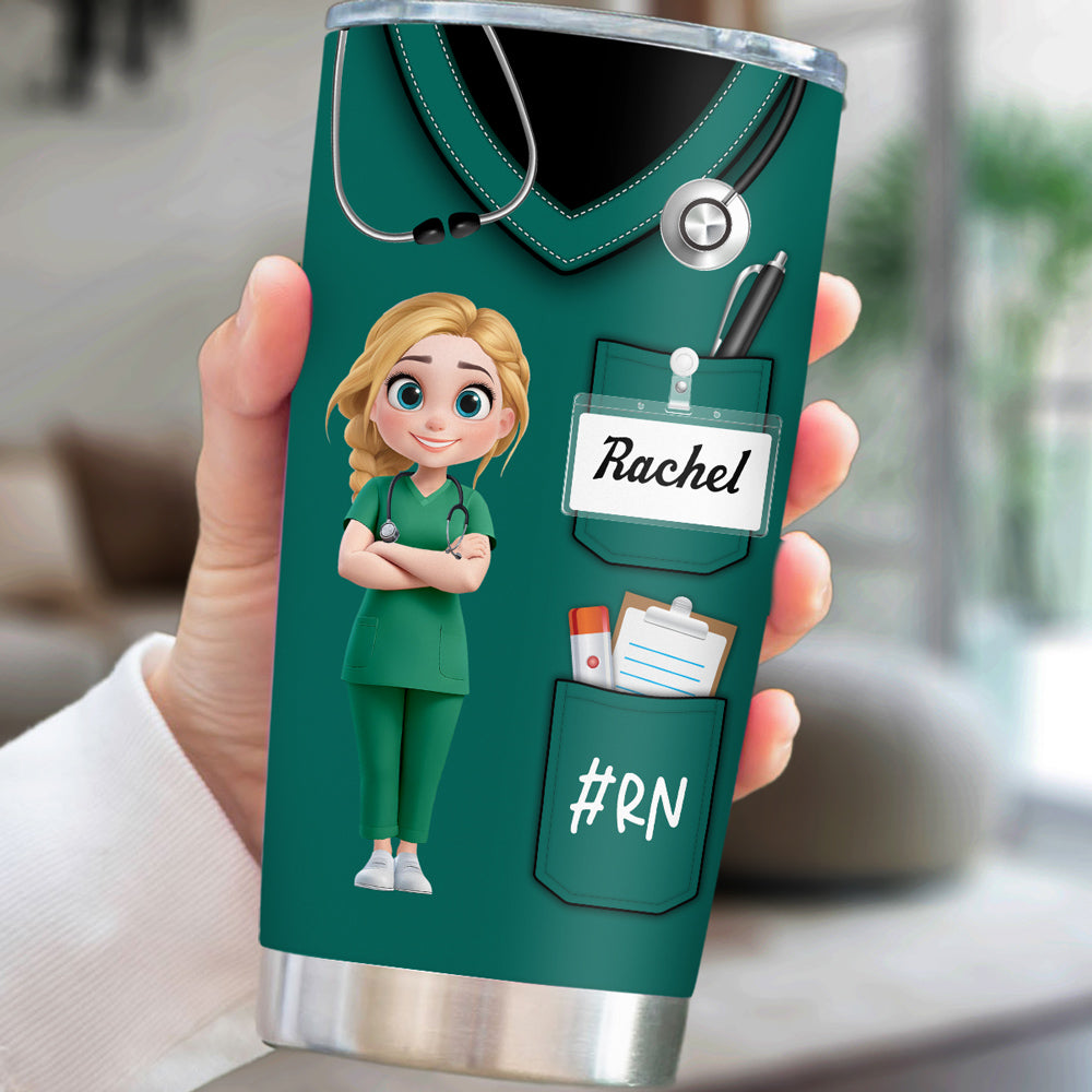 Nurse Nutrition Facts - Personalized Custom Tumbler