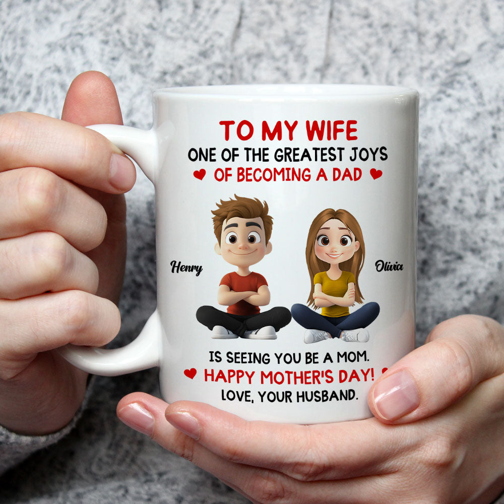 Seeing You As A Mom - Personalized Custom Coffee Mug