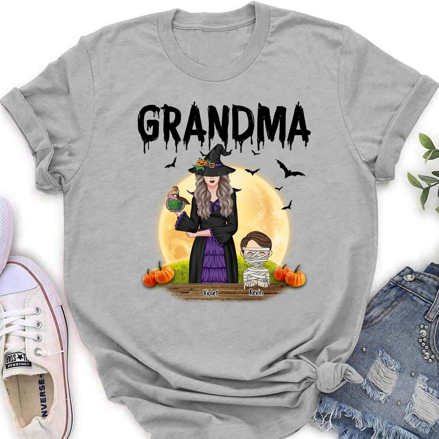 Witch Grandma - Personalized Custom Shirt