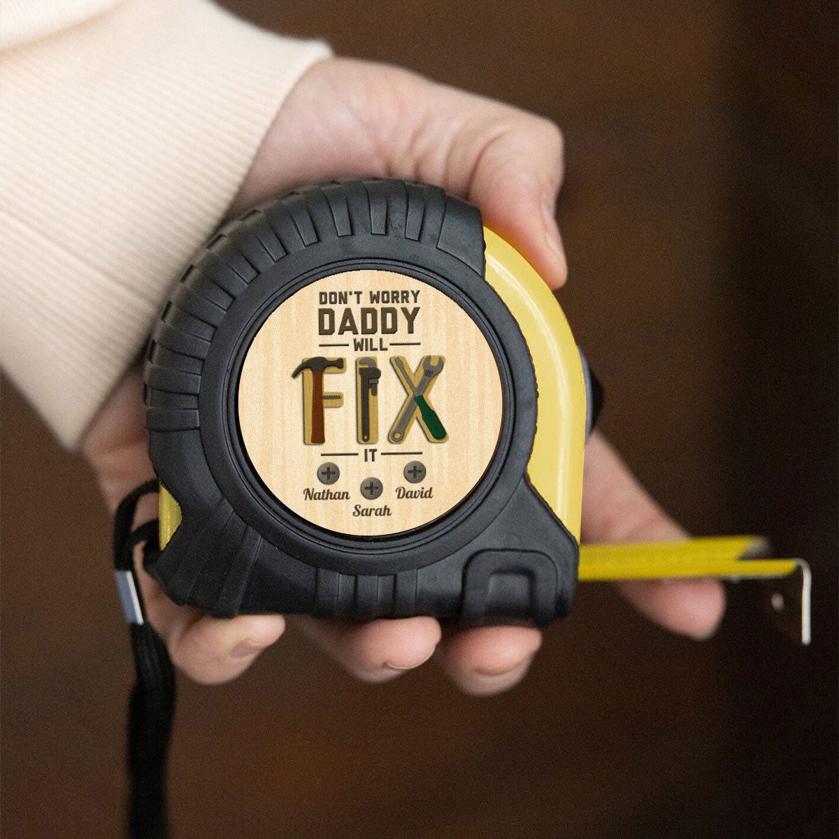Fix It - Personalized Custom Tape Measure