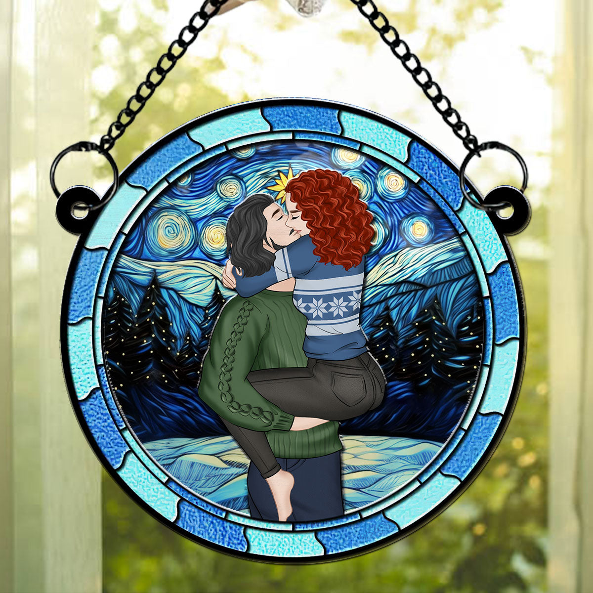 The Best Things In Life Are Better With You  - Personalized Custom Suncatcher