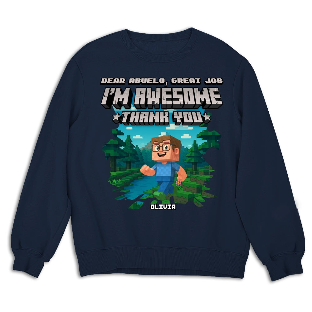 Dear Papa We Are Awesome - Personalized Custom Shirt