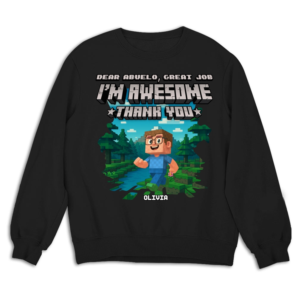 Dear Papa We Are Awesome - Personalized Custom Shirt