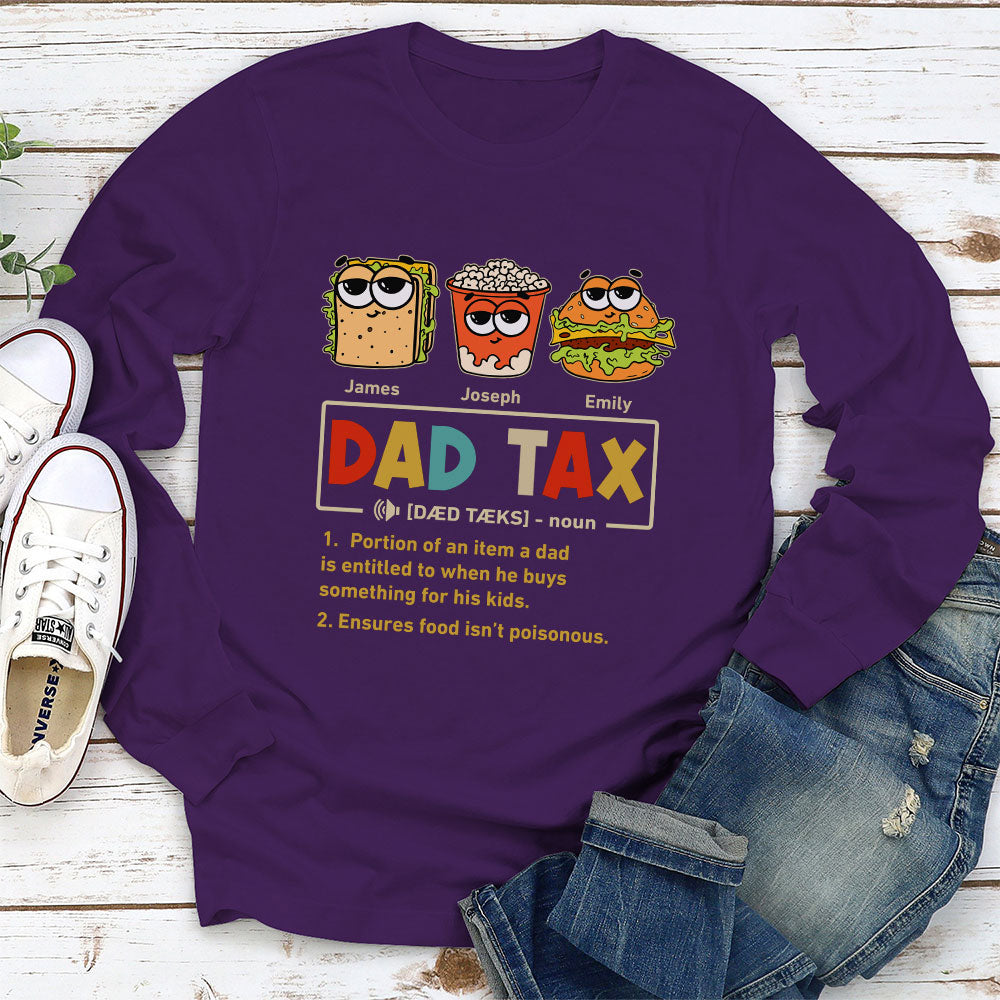 Taste Test Approved By Dad - Personalized Custom Shirt