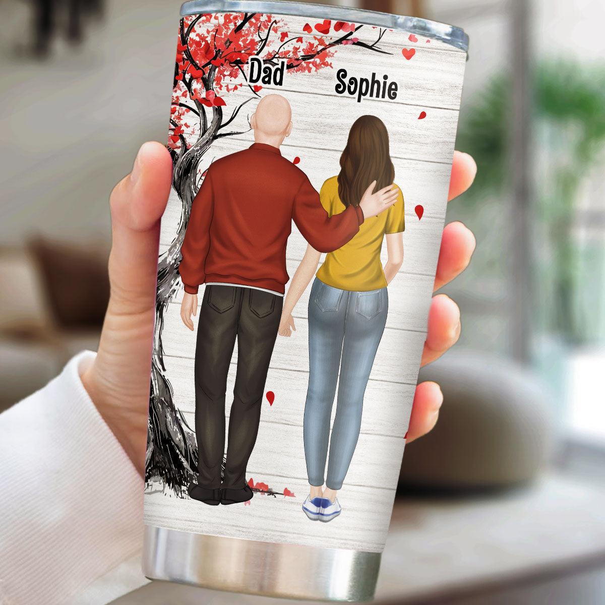 You Will Always Be My Daughter - Personalized Custom Tumbler