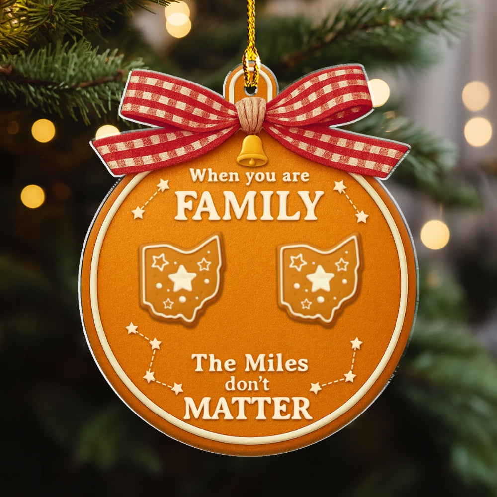 The Miles - Personalized Custom Acrylic Ornament