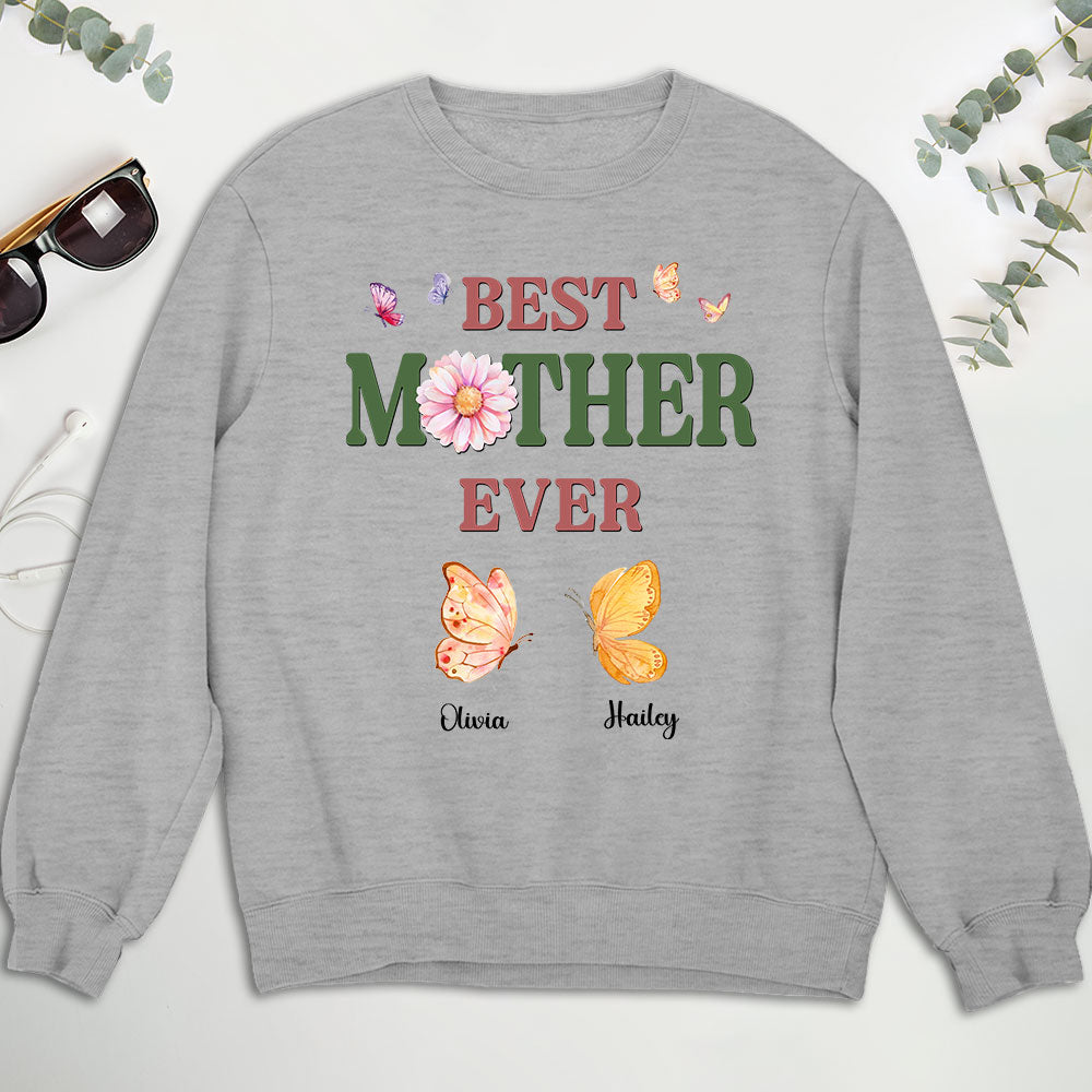 A Mom Blooms Like A Butterfly - Personalized Custom Shirt