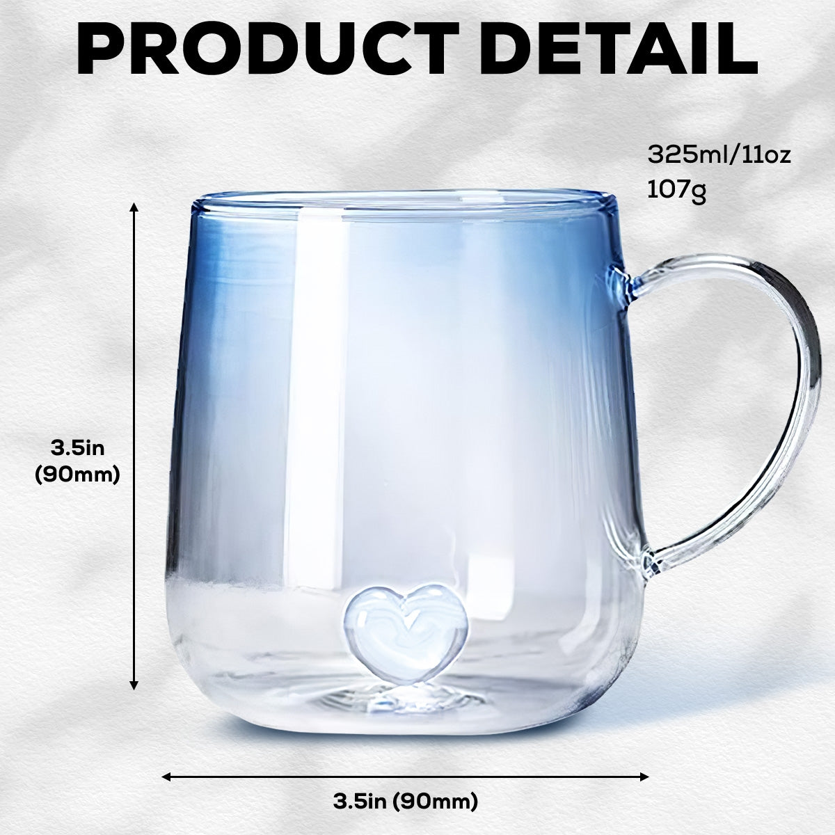 Cool Grandma Club - Personalized Custom Blue Gradient Glass Mug