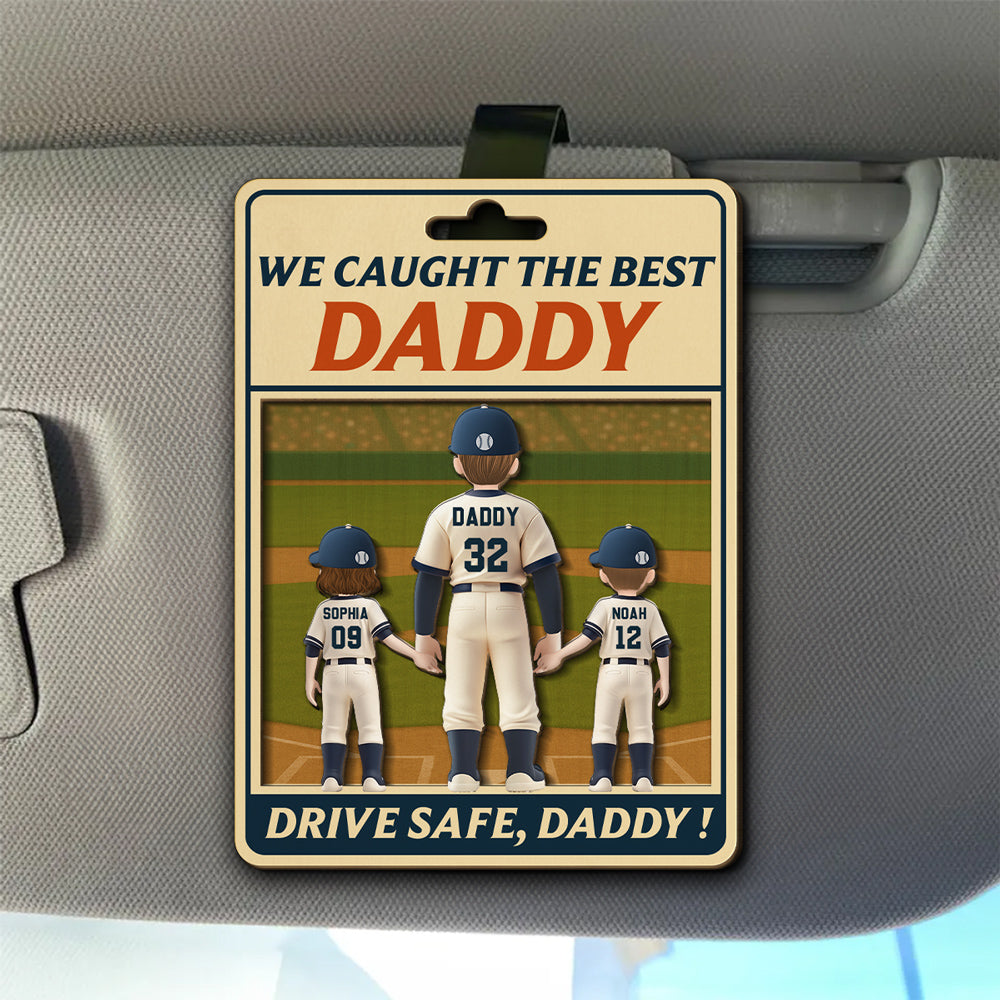 The Best Daddy - Personalized Custom Car Visor Clip