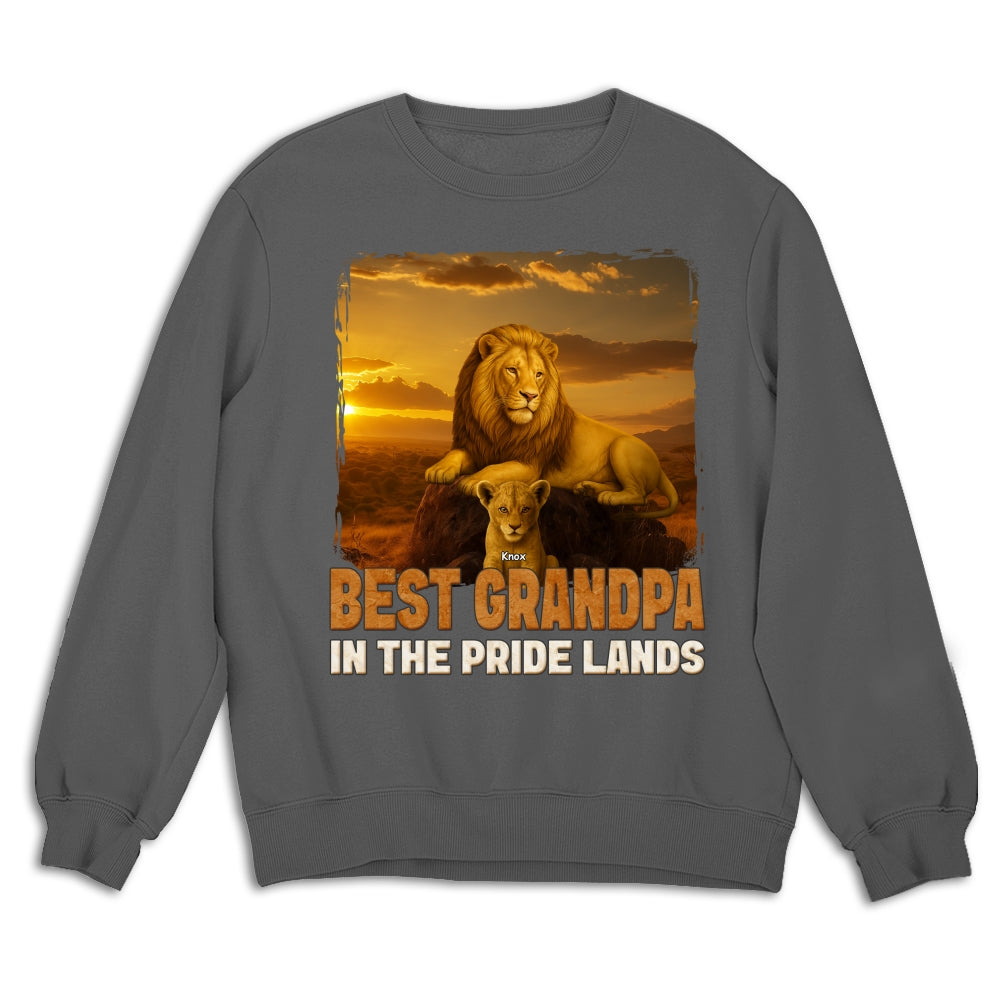 Best Dad In The Pride Lands - Personalized Custom Shirt