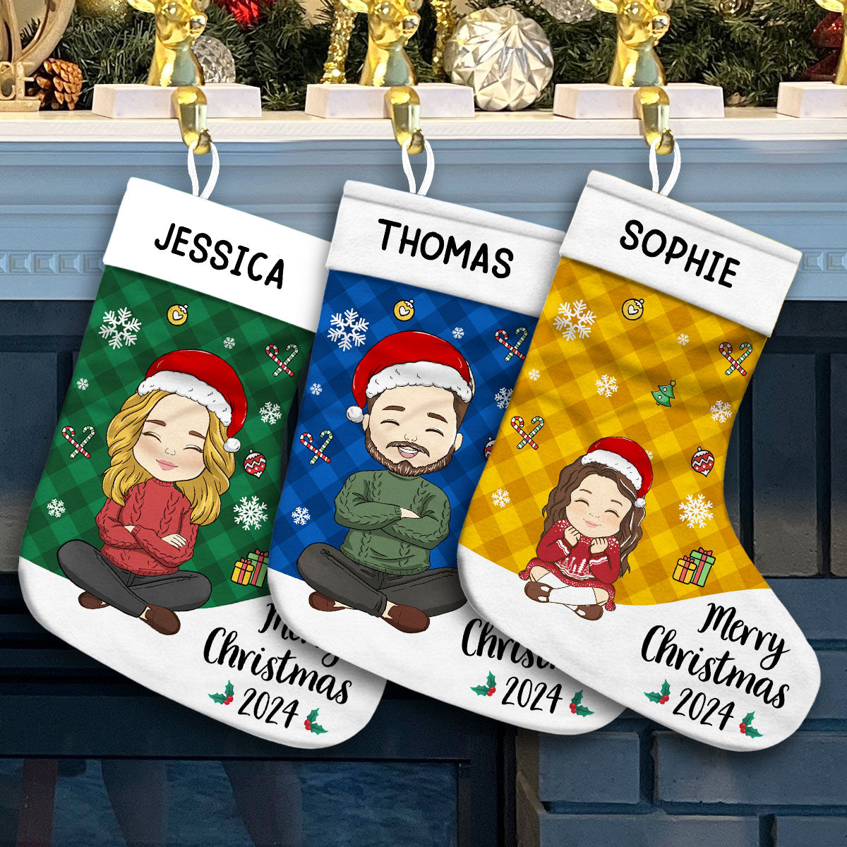 Christmas 2024 - Personalized Custom Christmas Stocking