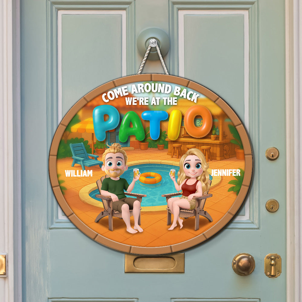 Welcome To Our Pool Paradise- Personalized Custom Wood Sign