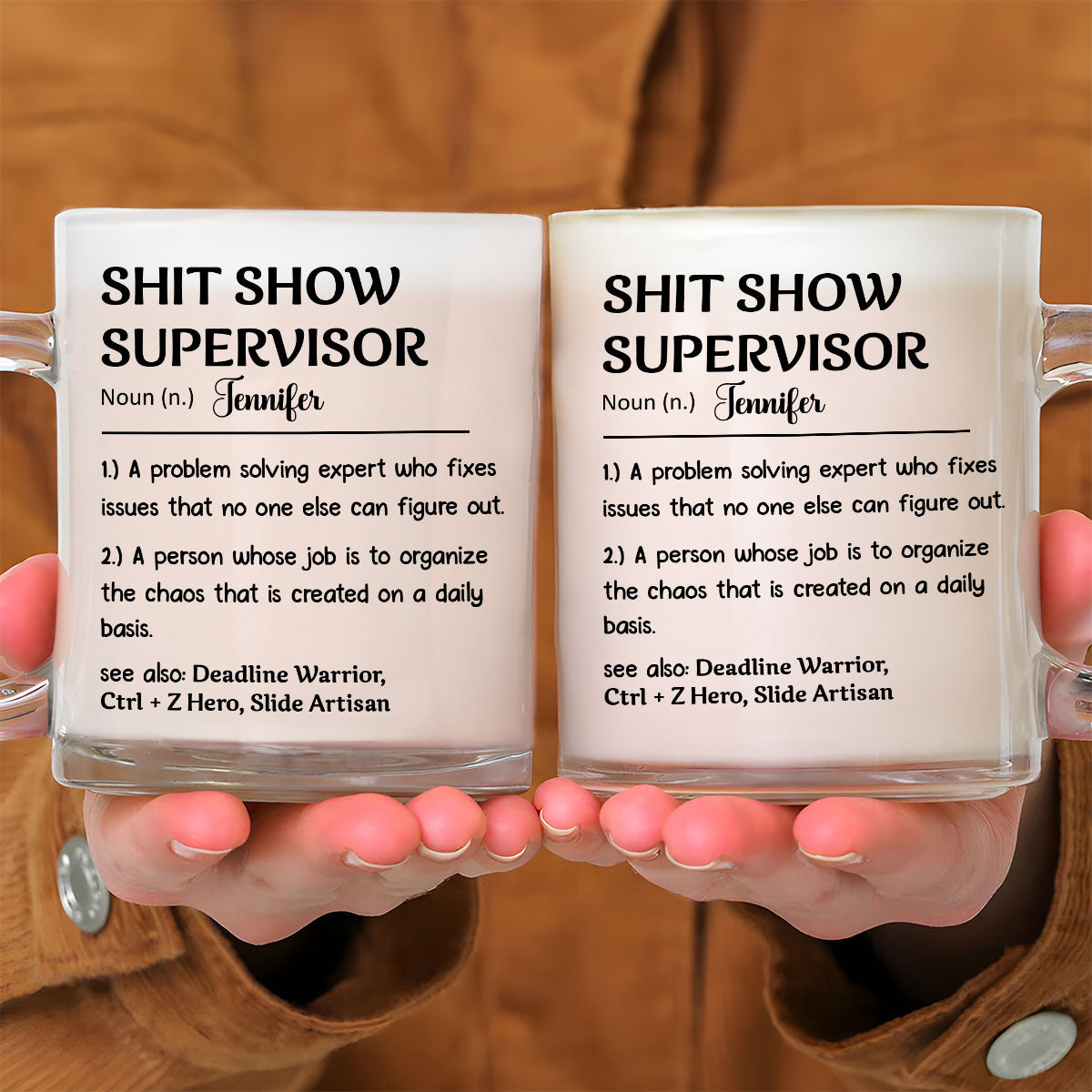 Chaos Coordinator - Personalized Custom Glass Mug