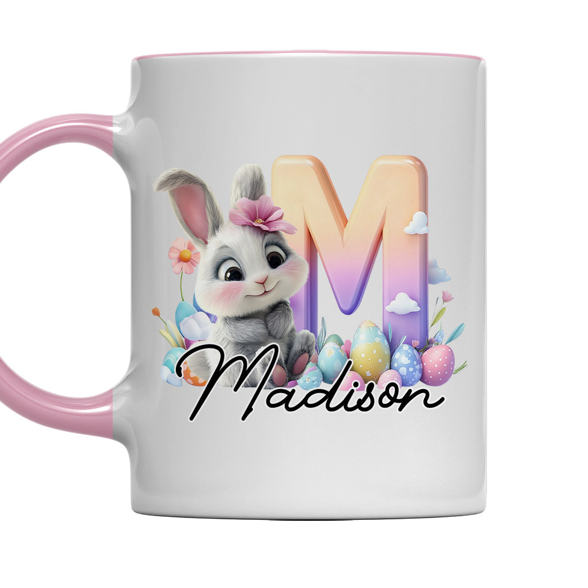 Lovely Bunny Kid - Personalized Custom Accent Mug