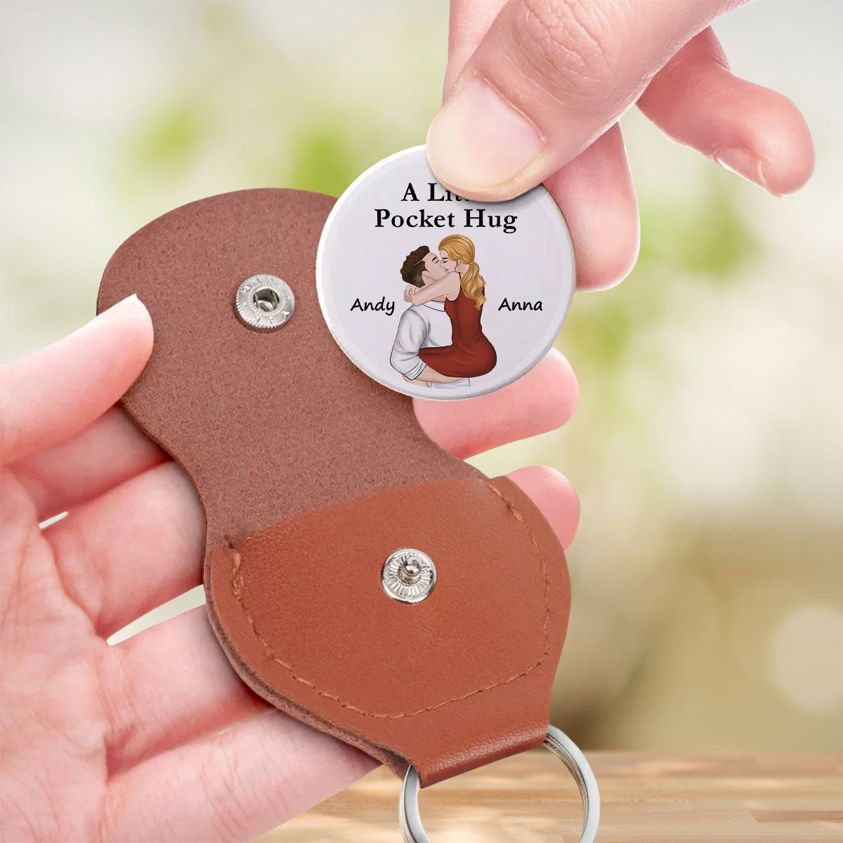 Love You Now And Always - Personalized Custom Pocket Hug
