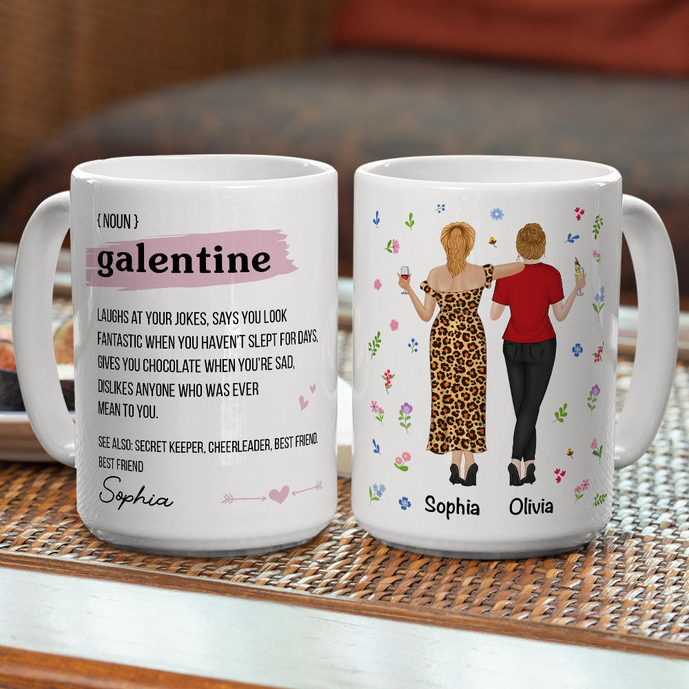 Friendship Definition Sign - Personalized Custom Coffee Mug