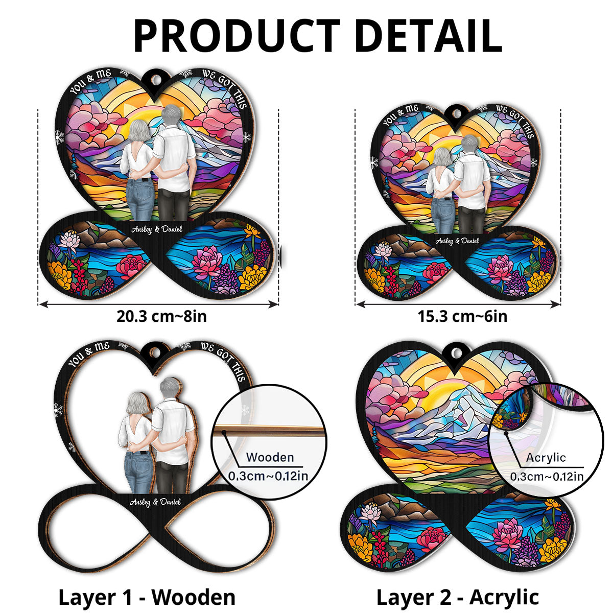 We Got This - Personalized Custom Suncatcher