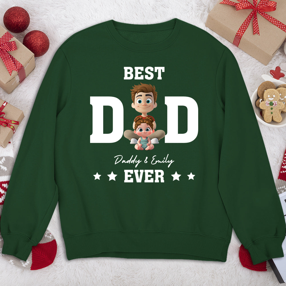 Best Dad And Awesome Kid - Personalized Custom Shirt