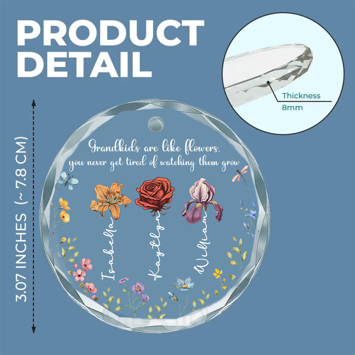 Every House Needs A Grandmother In It - Personalized Custom Glass Ornament