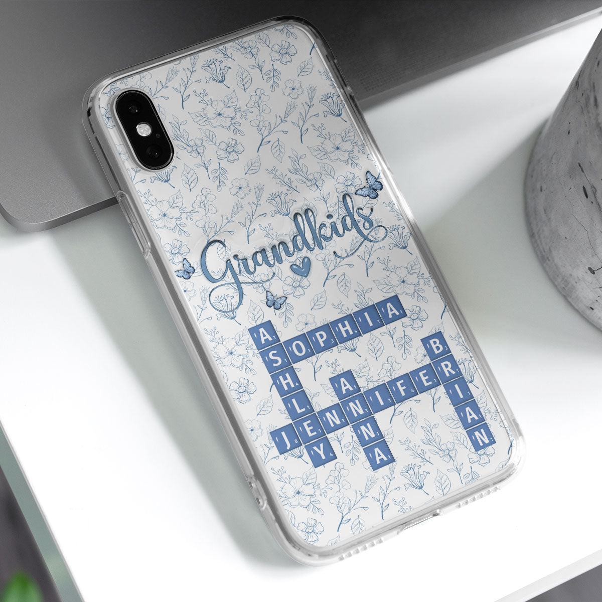 Flower Grandkids - Personalized Custom 3D Inflated Effect Phone Case