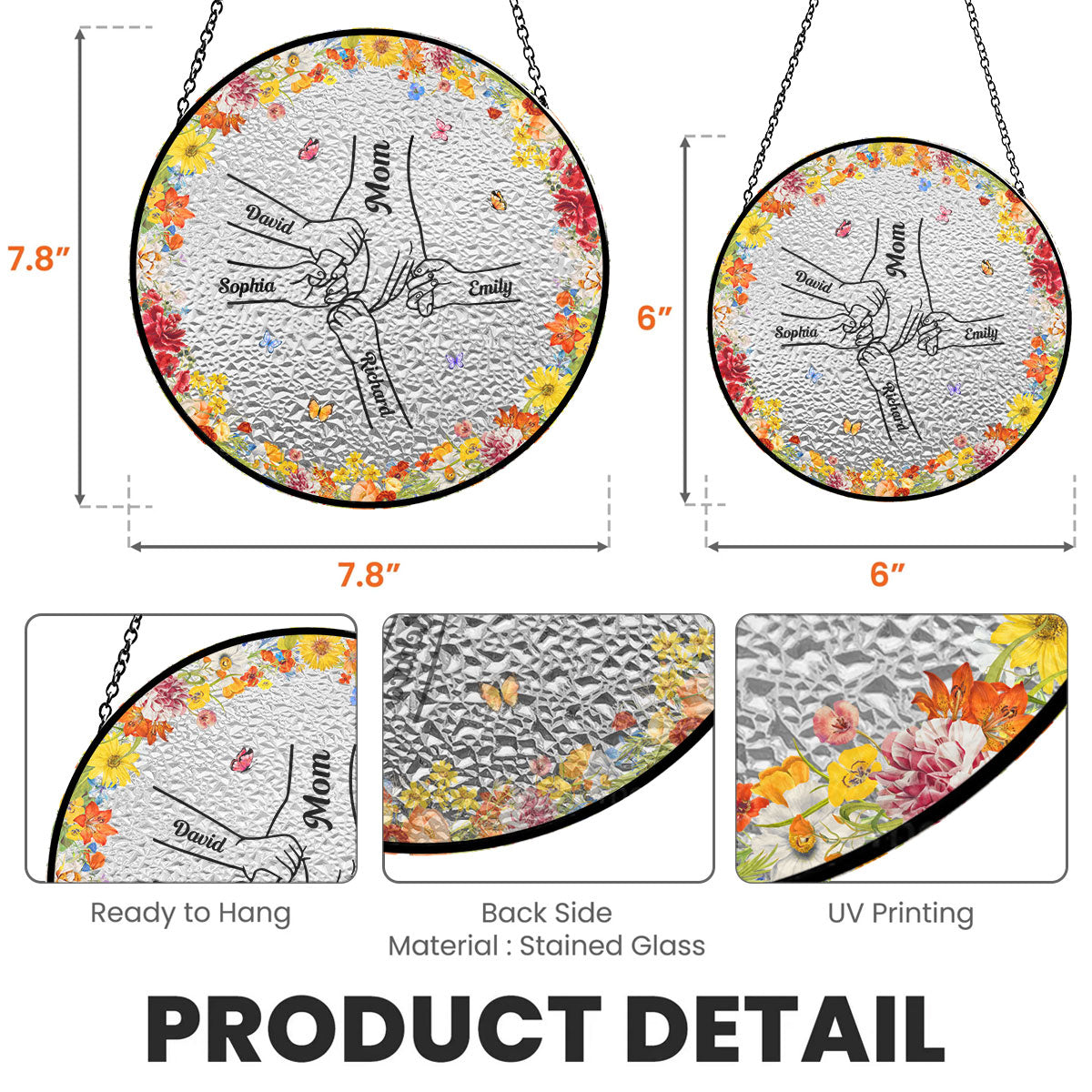 Mom You Are My Everything - Personalized Custom Window Hanging Suncatcher