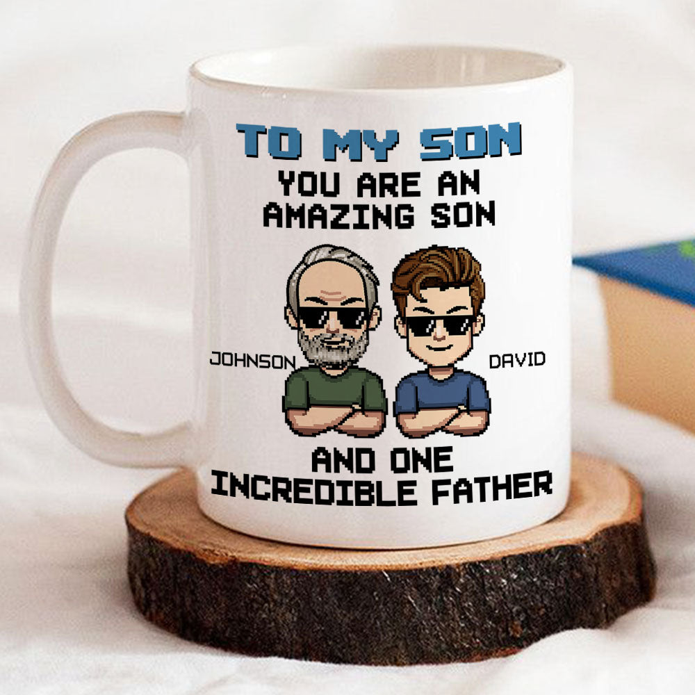 Incredible Father -  Personalized Custom Coffee Mug
