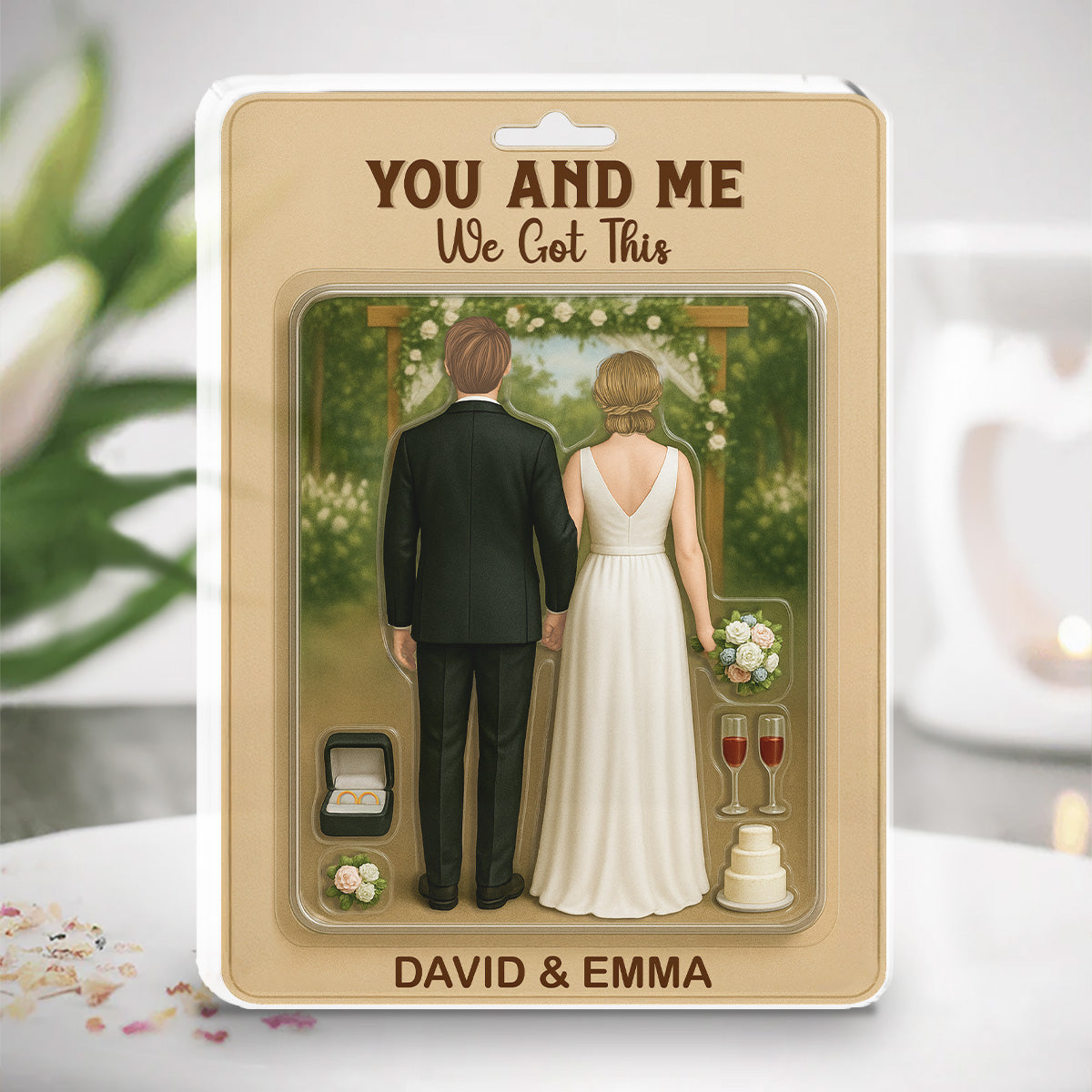 Together Forever Figure - Personalized Custom Acrylic Plaque