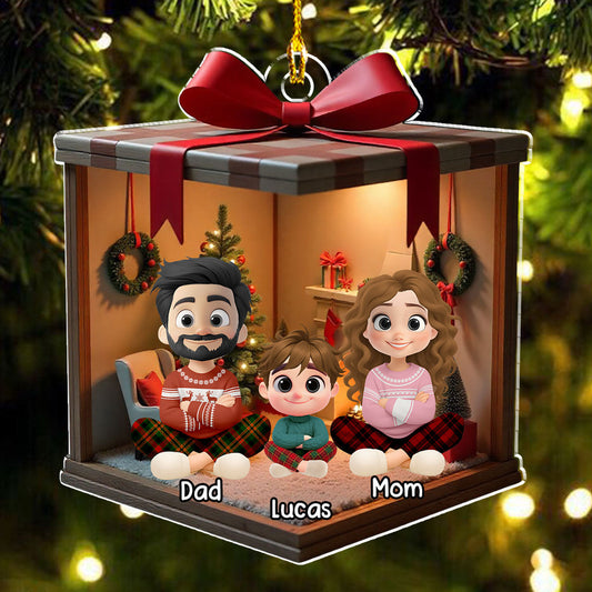 Our Cozy Christmas Together - Personalized Custom Acrylic Ornament