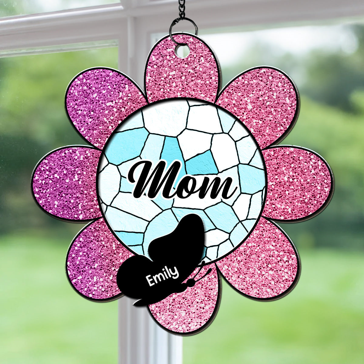 Butterfly Grandma - Personalized Custom Suncatcher