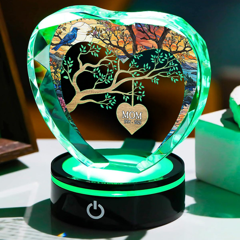 In Heaven - Personalized Custom Crystal Led Light