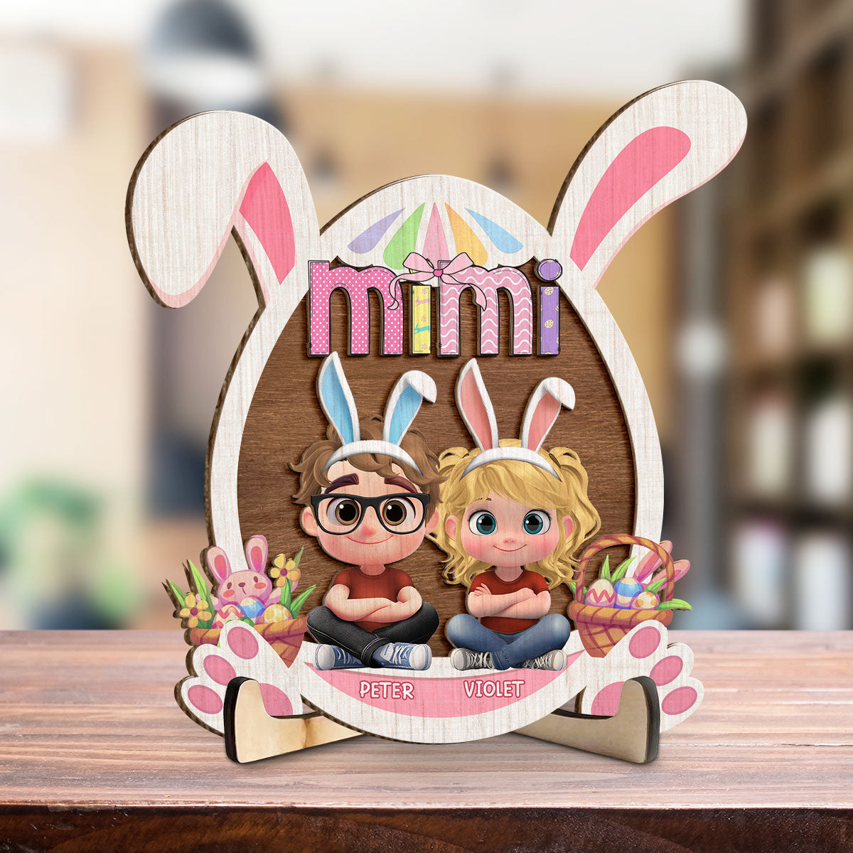 The Love of Grandma Is Pure Magic - Personalized Custom Wooden Plaque