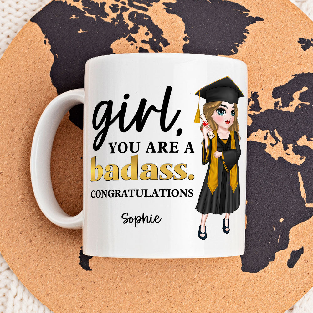 You Are A  Badass - Personalized Custom Coffee Mug