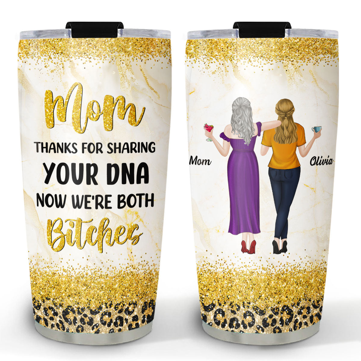 Thanks For Sharing DNA - Personalized Custom Tumbler