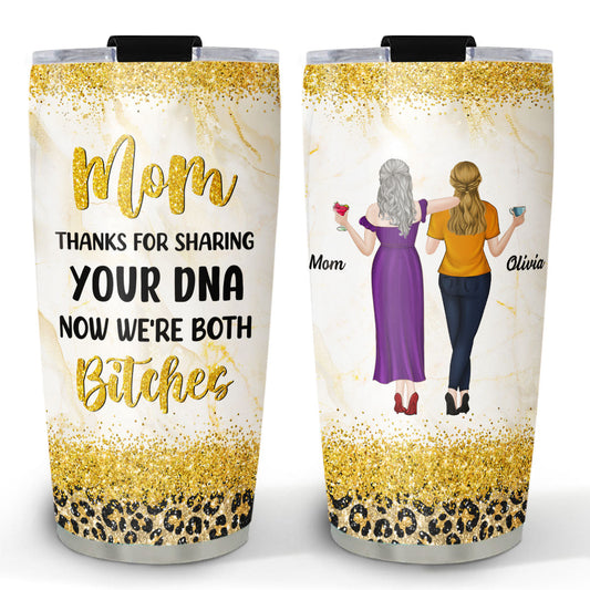Thanks For Sharing DNA - Personalized Custom Tumbler