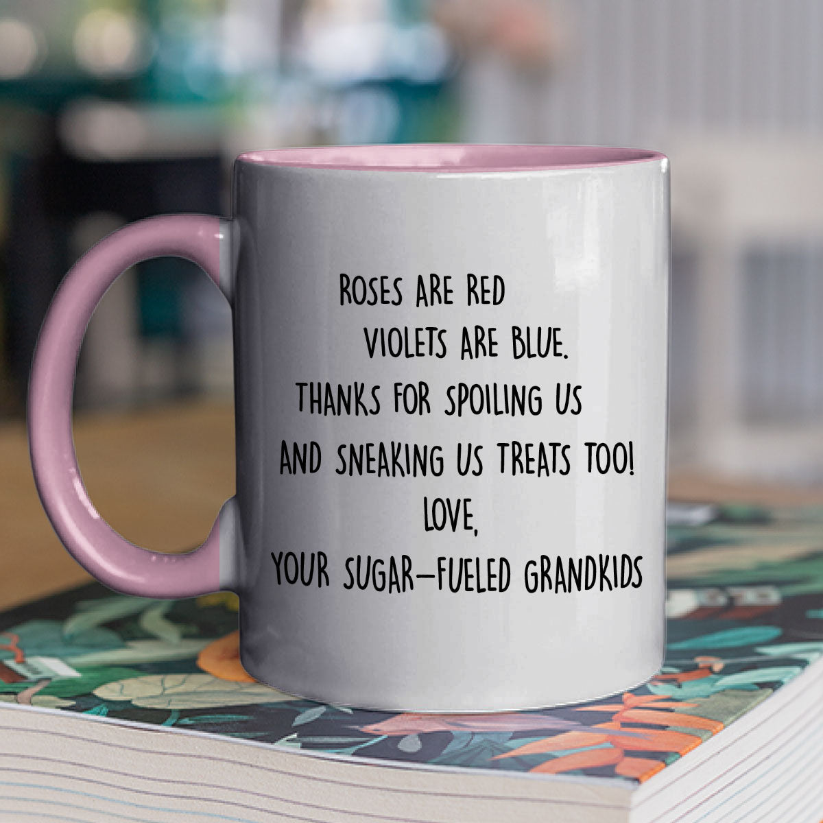 Thanks For Spoiling Us - Personalized Custom Accent Mug