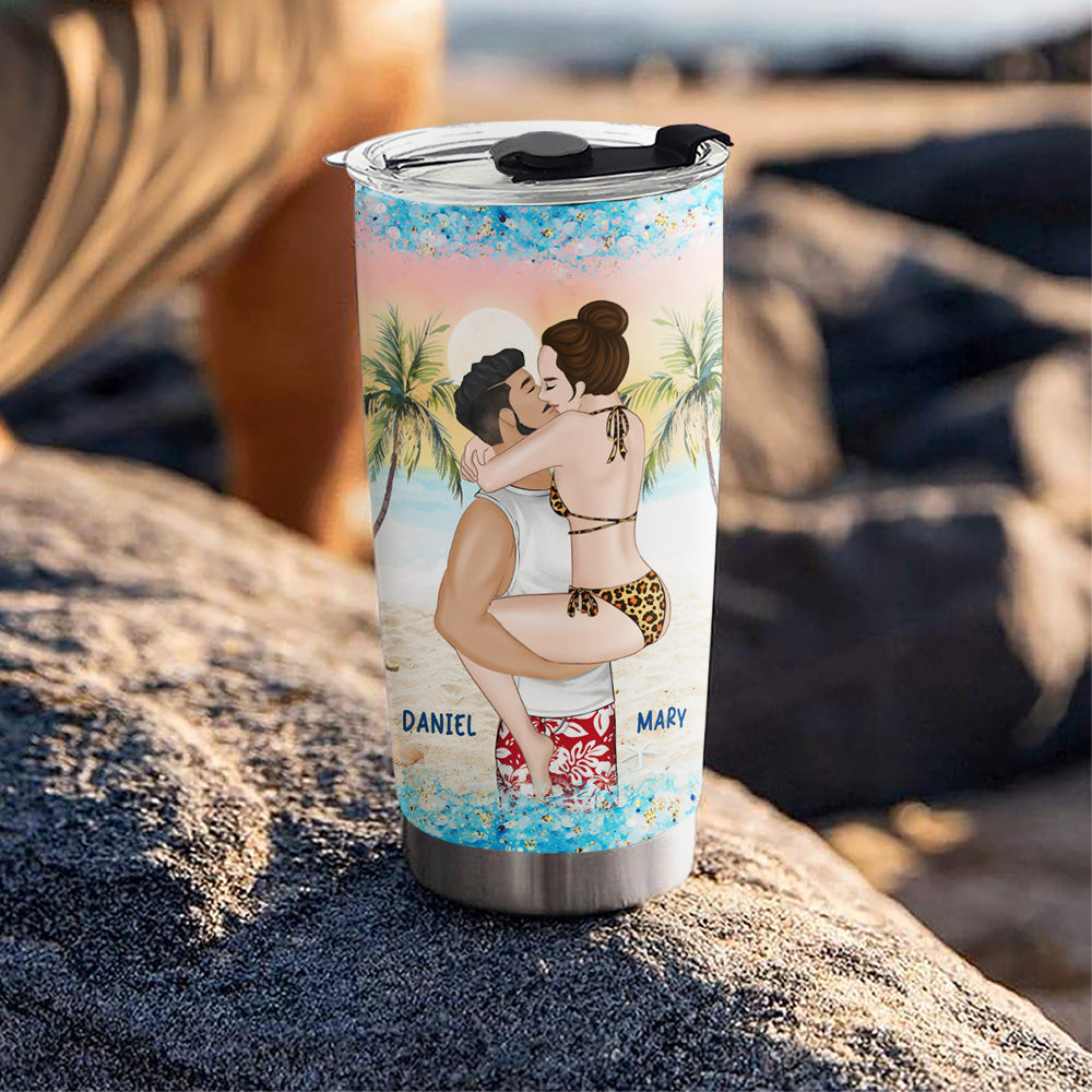 To The Beach - Personalized Custom Tumbler