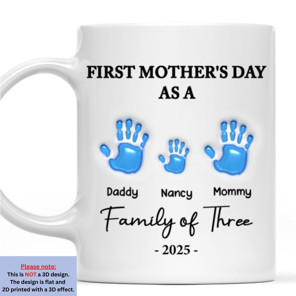 First Mother Day - Personalized Custom 3D Inflated Effect Mug