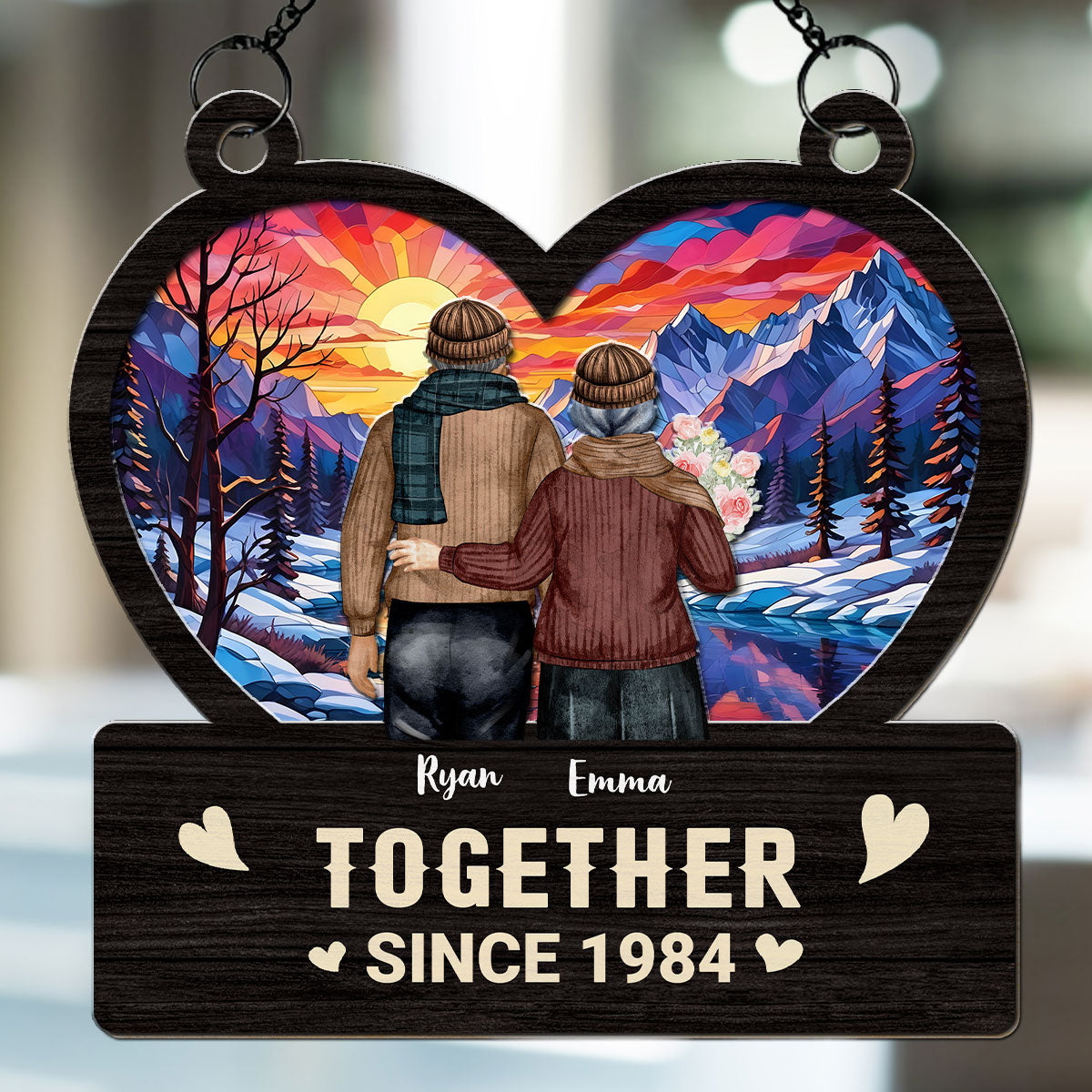 Together Love - Personalized Custom Suncatcher