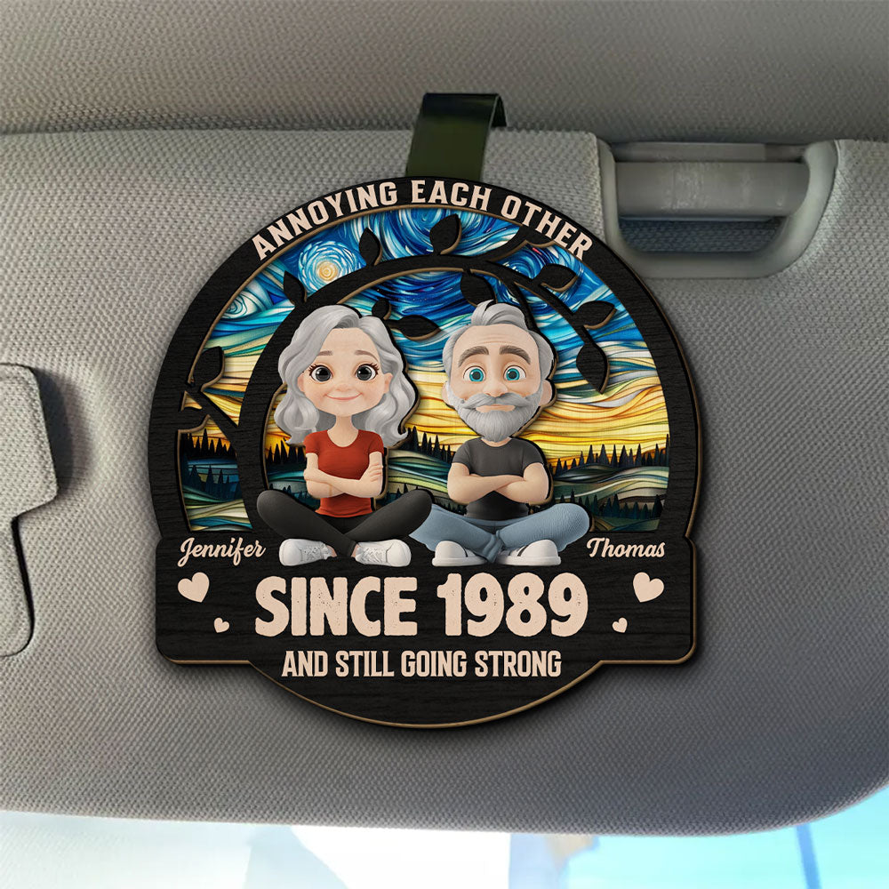 Love You Forever - Personalized Custom Car Visor Clip