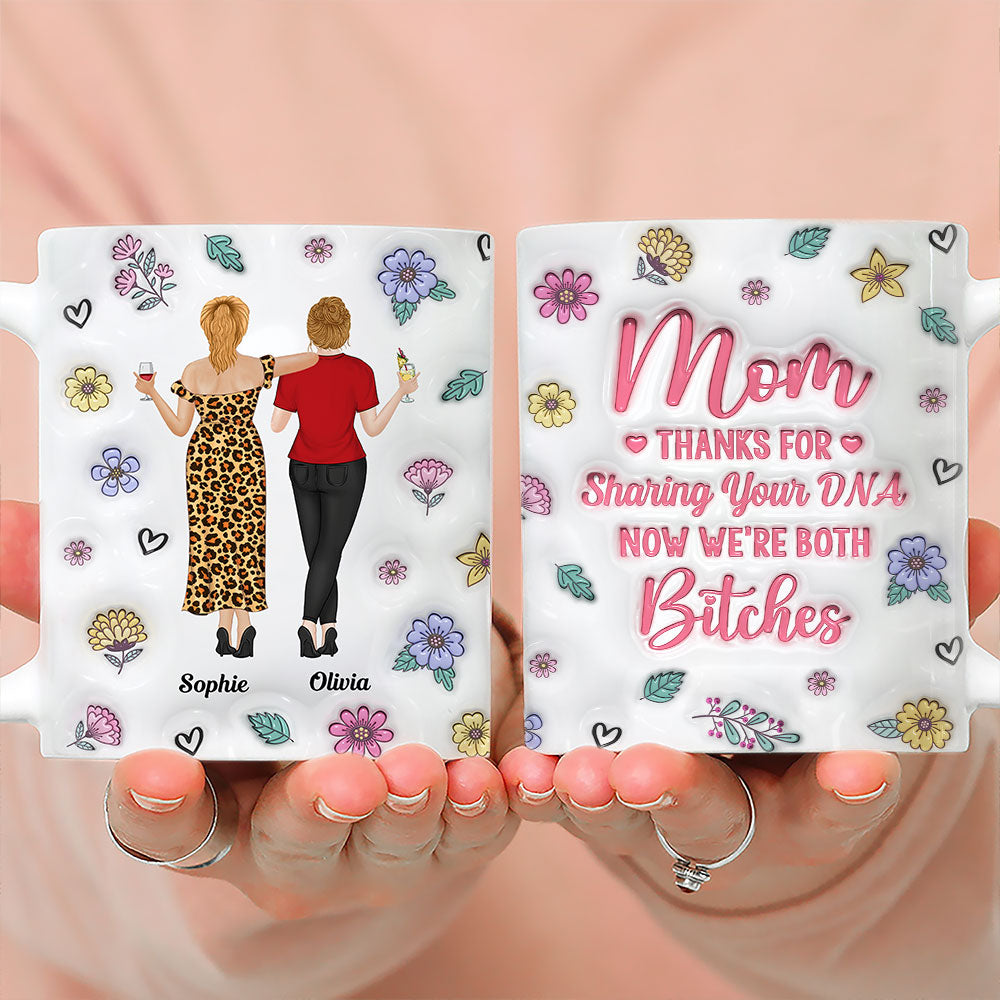 Funny For Mom - Personalized Custom 3D Inflated Effect Mug