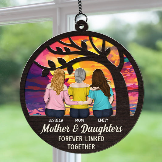 The Love Between Us - Personalized Custom Suncatcher