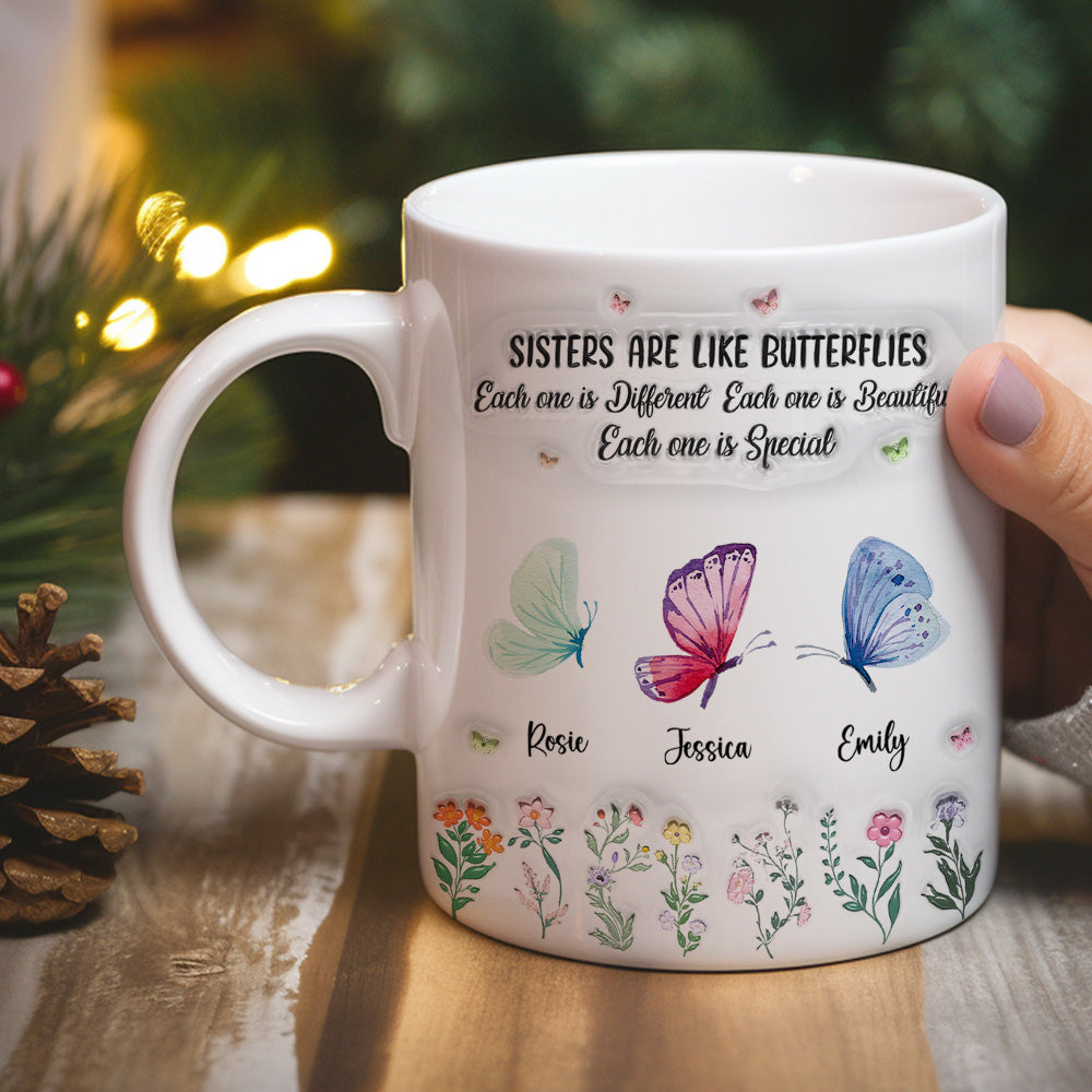 Sister Are The Gardeners Of Our Souls - Personalized Custom 3D Inflated Effect Mug
