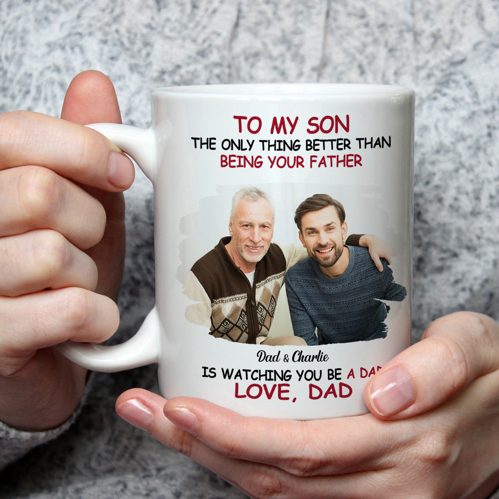 We Are Proud Of You Photo - Personalized Custom Coffee Mug