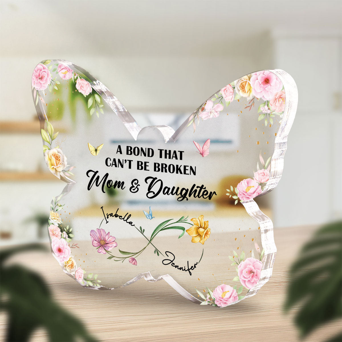 A Bond That Cant Be Broken - Personalized Custom Acrylic Plaque