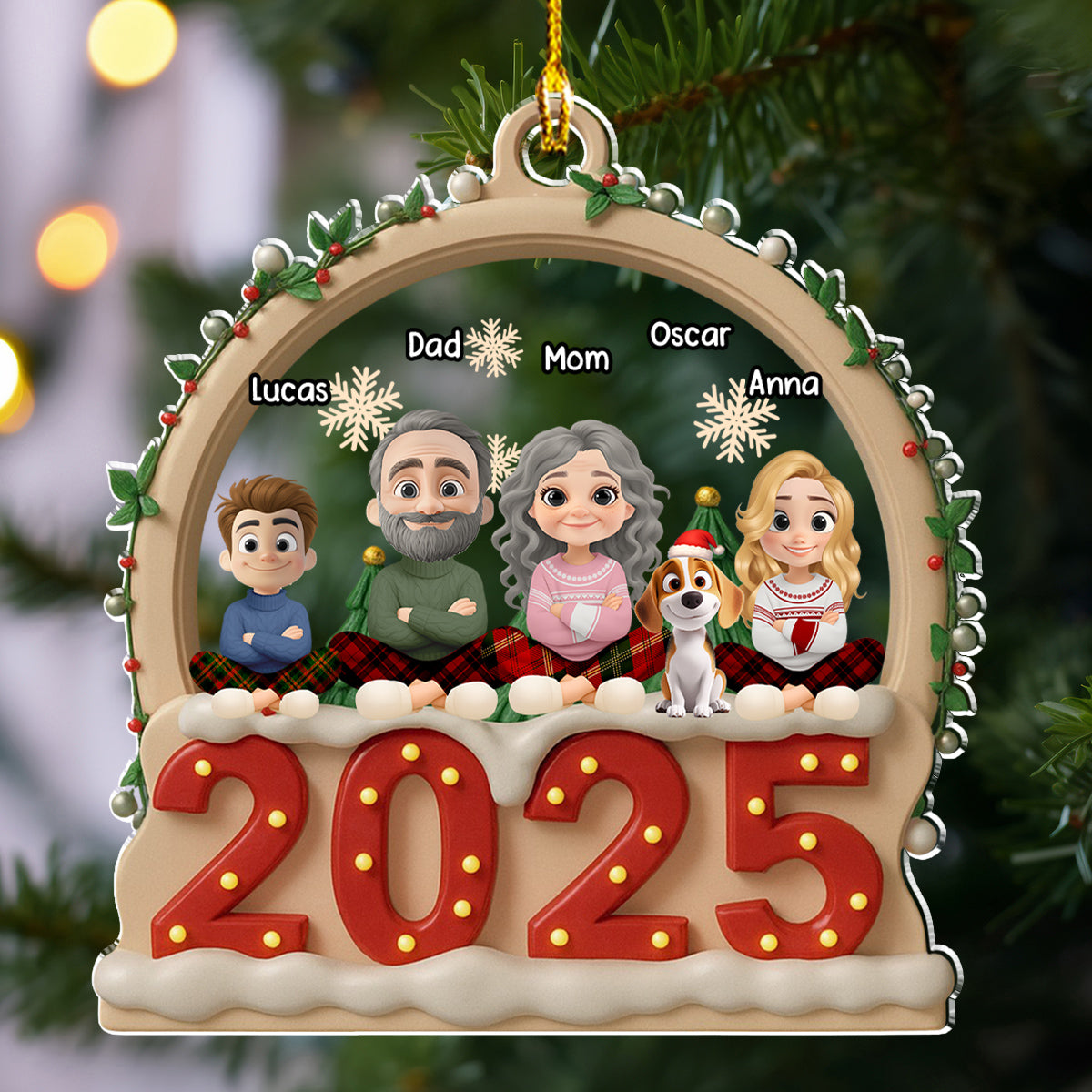 Our Christmas Together - Personalized Custom Acrylic Ornament