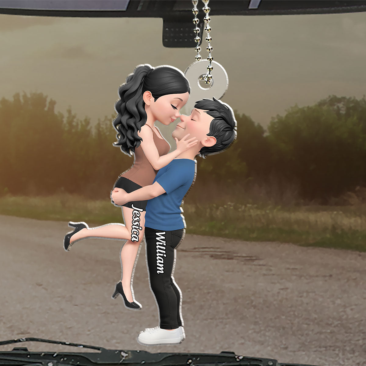 Endless Love - Personalized Custom Car Ornament