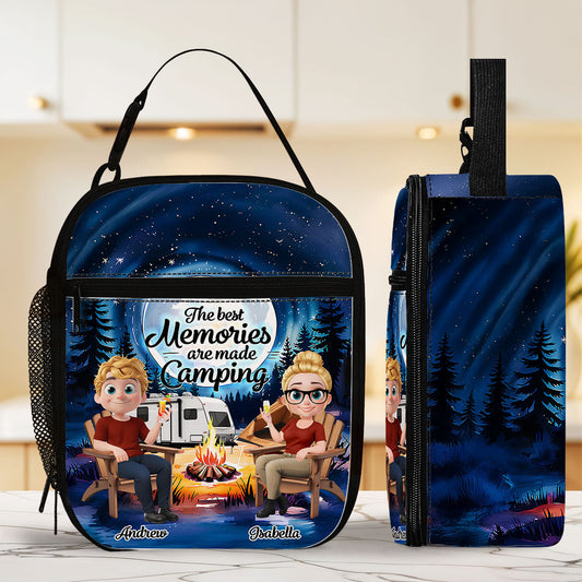 The Best Memories Are Made Camping - Personalized Custom Insulated Lunch Bag