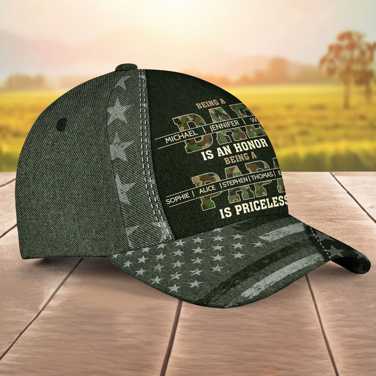 Being Priceless - Personalized Classic Cap